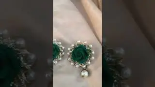 Gota jewelry earrings for mehndi Bridel #trendingshorts #jewellery #jewelryring