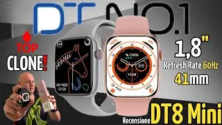 Recensione DTNO.1 DT8 Mini Smartwatch CLONE di Apple Watch 8 2023 (41mm) per Android e iPhone