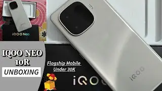iQOO Neo 10R 5G Unboxing Moonknight Titanium | Snapdragon 8s Gen 3 Processor #new #iqoo #iqooneo10r