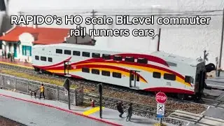 RAPIDO&rsquo;S HO SCALE BiLevel commuter car NEW MEXICO RAIL RUNNER&rsquo;S! NMRX