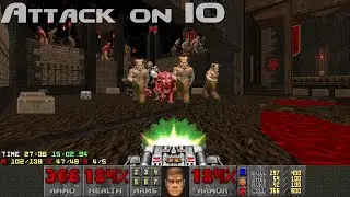 Doom II [DSDA Doom] - Attack on IO - Map02: Uncharted Realm | 4K/60