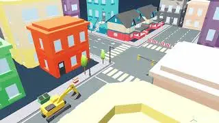 Finally Completed My Low Poly City/ In Prisma3D