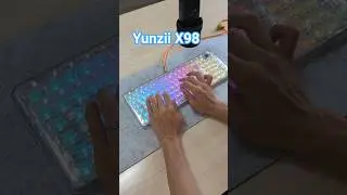 YUNZII X98 - A Transparent QMK/VIA Mechanical Keyboard #mechanicalkeyboard