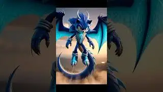 SONIC &rarr; AMPHIPTERE SONIC ⚡ Winged Serpent Transformation!