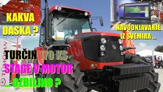 TUMOSAN - PRVI turski TRAKTOR STAGE V ,170 KONJA - mehanizacija , PLUGOVI od 12 brazdi IZBEGAVAJU...