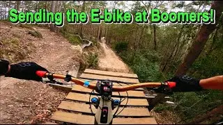 E-Bikes at Boomerang Farm - do they perform on bigger features???