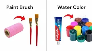 DIY Homemade Painting Colour | How to make painting colours | 🎨 #hack