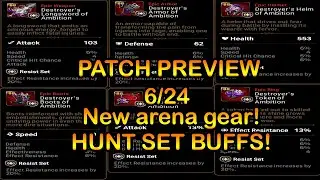 PATCH PREVIEW! Golem and Caedes Set Buffs! Epic Seven