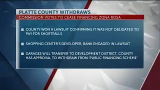 Platte County government withdraws from public financing of Zona Rosa