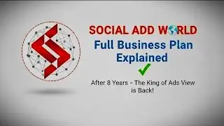 Social Add World Full Business Plan 2025|Social Ad World Kya Hai?|Complete Real Explanation in Hindi
