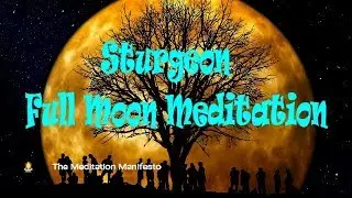 Full Sturgeon Moon, Soothing Meditation Music, Inner Peace, Study, Healing, Sleep,