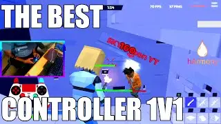 BEST CONTROLLER 1V1 in 1v1 lol (Moon vs hArmony) 