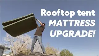 Rooftop Tent Mattress Upgrade By QOMOTOP