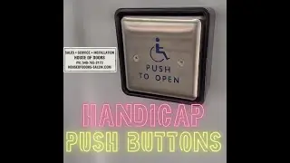 Handicap push buttons by House of Doors