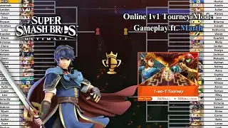 Super Smash Bros. Ultimate | Playing Online 1v1 Tourney ft. Marth