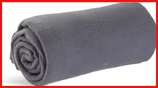 Great product -  World's Best Cozy Soft Microfleece Travel Blanket, 50 x 60 Inch, Charcoal