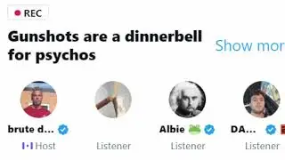 @brutedeforce Twitter Spaces - 02/09/2025 - Gunshots are a dinnerbell for psychos