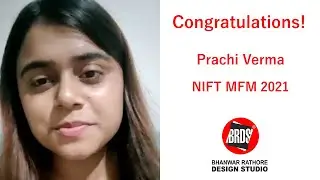 Prachi Verma | NIFT Results MFM 2021 | NIFT Admission 2021