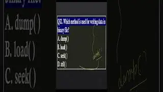 KVS - PGT Computer Science | MCQs Practice With Shorts | #kvspgtcomputerscience #kvs #kvspgt