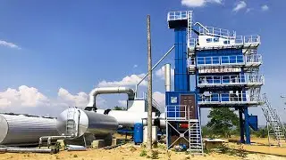 Main configurations of LB1500 120tph Professional Stationary Asphalt Mixing Plant