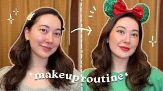 *Подготовка к выходу* Макияж во время отпуска! День в парке WDW~