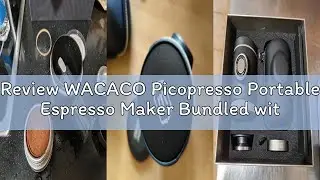 Review WACACO Picopresso Portable Espresso Maker Bundled with Protective Case, Pro-level Specialty C