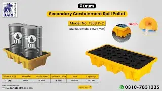 2 Drum Spill Pallet / Secondary Containment  Lahore Pakistan / 03107831335