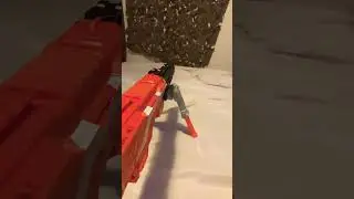 Strife light machine gun￼ (Working on making it belt fed) #nerf #nerfmodding ￼
