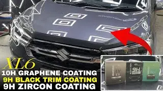 XL6 PROTECTED WITH 10H GRAPHENE COATING 9H BLACK TRIM COATING 9H ZIRCON COATING AT MOTORGLAZE VASHI 
