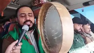 المداح السيد ميسر الحيالي عشاك يا طيبه الحبيبه جينه مديح في المنشأة وهو متوجه الى المدينة المنورة
