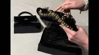 Vintage Patent Leather Bag Collection- No Talking or Tapping