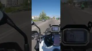 Transalp XL750: Incredible Close Call on a Honda Motorcycle - Must-See Footage!
