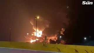 Huge explosion in Jeddah as 'Saudi Aramco storage facility is hit'