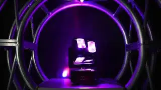 80W 4in1 Double Wheel LED Moving Head Light Full-Color DMX512