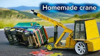We made an powerful rc crane 🔥🔥