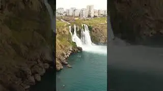 Breathtaking Drone Shot at Duden Waterfall with our very special Indian group!