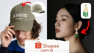 Como Vender Joias e Roupas na Loja Online Shopee com IA (Nano Banana e SellerPic IA 2025)