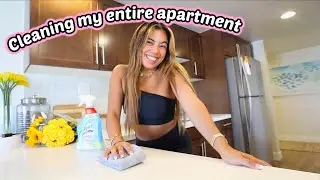 CLEANING MY ENTIRE APARTMENT