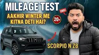 Scorpio N Winter Mileage Test ❄️ | Thand Me Kitna Deti Hai? REAL Results |