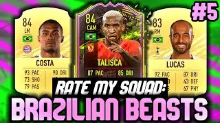 THE BRAZILIAN BEASTS! - RATE MY SQUAD #5 - FIFA 21 ULTIMATE TEAM