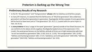 Preterism is Barking Up the Wrong Tree