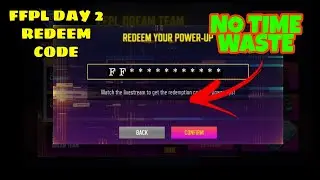 FFPL DAY 2 REDEEM CODE OUT | FREE FIRE REDEEM CODE TODAY | 9 JANUARY REDEEM CODE | NEW REDEEM CODE