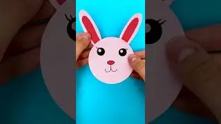 DIY Adorable Bunny! 🐇 Easy Paper Craft for Kids