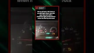 This Guy's Dash lit up like a Christmas tree & didn't know why