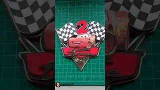 Lighting Mcqueen cake topper #mcqueen #lightingmcqueen #caketopper #caketopperideas