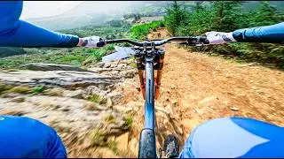 POV: GNARLY FULL RUN at Red Bull Hardline w/ Gee Atherton & Ronan Dunne