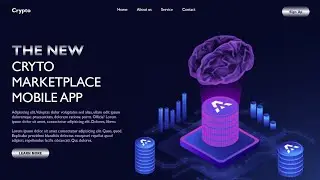 How to Make a Crypto currency Website using HTML & CSS 💸