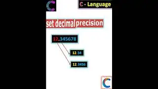 #c |set decimal precision❄️🌲#floating point❄️🌲 #shorts❄️🌲 #basicc❄️🌲 #ccode