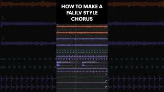 HOW TO MAKE A FALILV CHORUS  #falilv #electronicore #jrock #jmetal #melodicdubstep