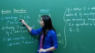 JEE Mathematics | Elementary Transformation | Theory & Problem Solving | In English | Misostudy